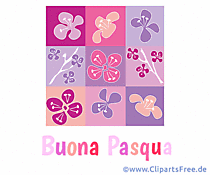 Grafik zu Ostern auf Italienisch