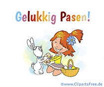 Gruß zu Ostern auf Niederländisch