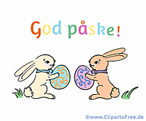 Osterbild auf Norwegisch