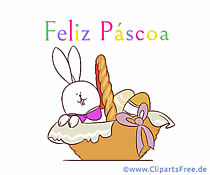 Animiertes Bild zu Ostern auf Portugiesisch
