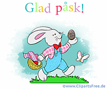 Frohe Ostern auf Schwedisch Gif, Bild, Animation