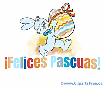 Frohe Ostern in spanischer Sprache Bild