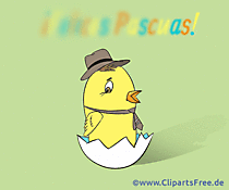 Grusskarte zu Ostern auf Spanisch