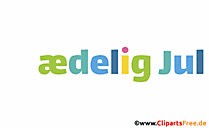 Frohe Weihnachten auf Dänisch Gif-Animation