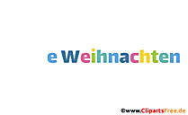 Frohe Weihnachten auf Deutsch Grusskarte animiert