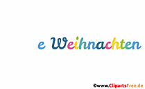Frohe Weihnachten Glückwunsch auf Deutsch Gif-Bild