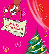 Christmas and New Year gif animated