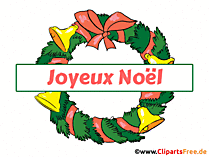 Frohe Weihnachten auf Französisch - Weihnachtsbilder für WhatsApp