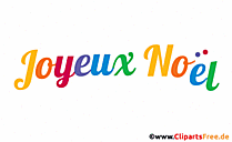 Frohe Weihnachten auf Französisch e-Card