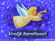 Glückwunsch in niederländischer Sprache zu Weihnachten Gif Clipart