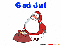 Gif animiert Frohe Weihnachten auf Norwegisch