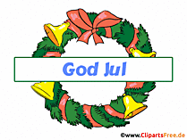 Gif Frohe Weihnachten Gratulation auf Norwegisch