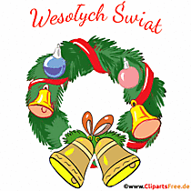 Merry Christmas Gif Animation na Polish