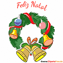 Animiertes Clipart zu Weihnachten in portugiesischer Sprache