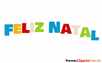 Frohe Weihnachten auf Portugiesisch animierter Text