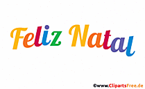 Frohe Weihnachten auf Portugiesisch E-Karte zum Verschicken