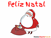 Gif Bild Frohe Weihnachten auf Portugiesisch