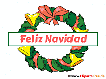 Clipart zu Weihnachten - Glückwünsche auf Spanisch