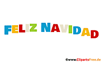 Frohe Weihnachten auf Spanisch animierter Text