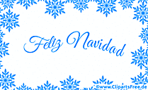 Frohe Weihnachten in spanischer Sprache Grusskarte