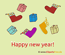 Gif New Year Clip Art e Card