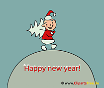 Silvester Anigifs Animationen Grusskarten