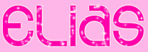 Elias Vorname Junge - Glitzernamen animiert
