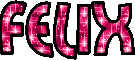 Felix Vorname Junge - Glitzernamen animiert