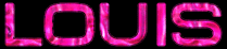 Louis Vorname Junge - Glitzernamen animiert