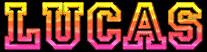 Lucas Vorname Junge - Glitzernamen animiert