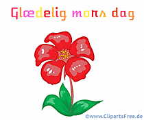 Bild zum Muttertag auf Dänisch