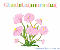 Clip Art zum Muttertag auf Dänisch