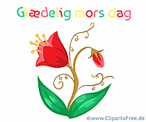 Gif-Animation zum Muttertag auf Dänisch