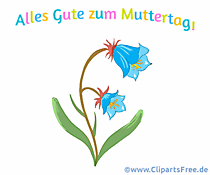 Clipart zum Muttertag mit animiertem Text