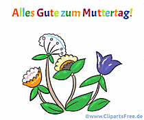 Schöne Glückwunschkarte zum Muttertag