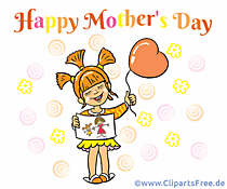 Clip Art zum Muttertag auf Englisch