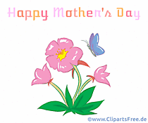 Gifanimation zum Muttertag auf Englisch