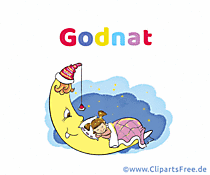 Gute Nacht auf Dänisch - Bilder mit schönen Grüßen