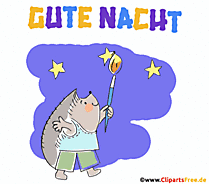 Animiertes Clipart Gute Nacht