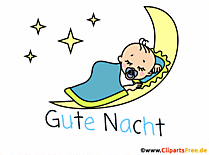 Kind schläft Gif-Clipart kostenlos