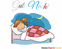 Schönes Gif-Bild Gute Nacht auf Deutsch