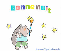 Gute Nacht auf Französisch Gifbild