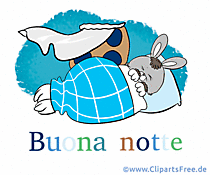 Gute Nacht Wünsche auf Italienisch zum Teilen in sozialen Netzwerken