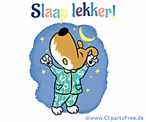 Gute Nacht auf Niederländisch e-Card online versenden