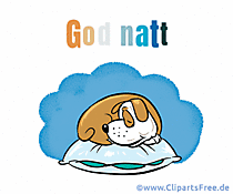 Gute Nacht auf Norwegisch Bild