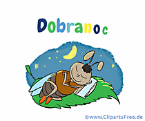 e-Card Gute Nacht auf Polnisch