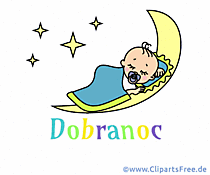 E-Karte Gute Nacht auf Polnisch