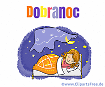 Gute Nacht auf Polnisch Gif, Bild, Animation