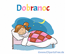 Wie sagt man Gute Nacht auf Polnisch als Grusskarte