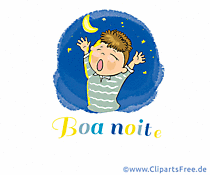 Спокойной ночи на португальском языке картинка для отправки